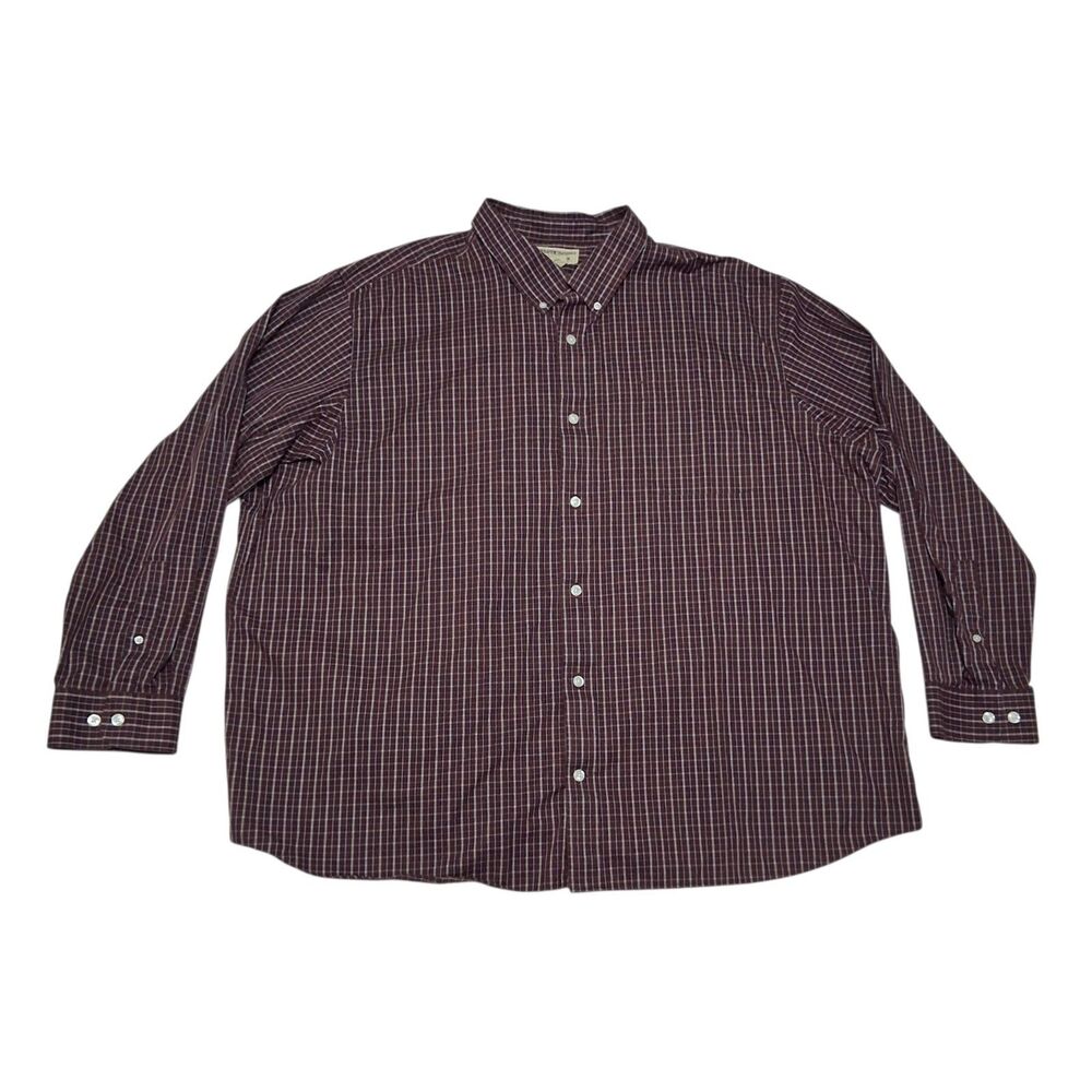 Duluth Trading Co Men's 4XL Shirt Wrinkle Fighter Button Up Long Sleeve